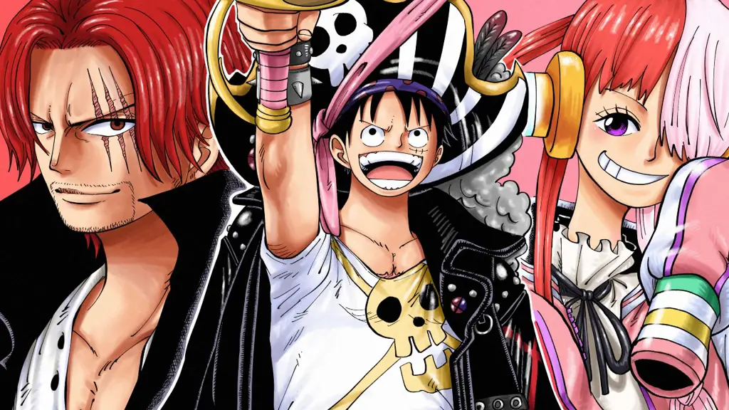 Luffy dan Uta di One Piece Red