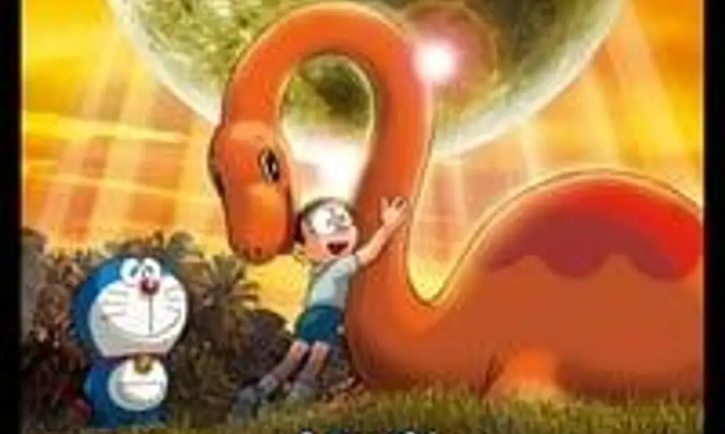 Nobita dan teman-temannya menjaga telur dinosaurus