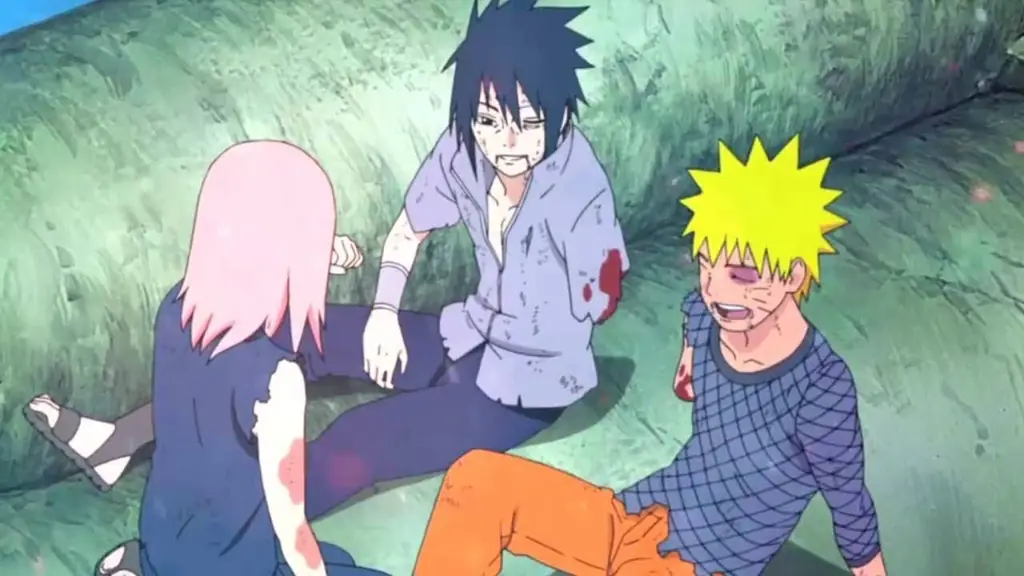 Pertemuan kembali Naruto dan Sasuke