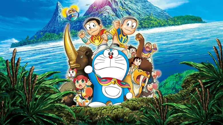 Doraemon dan teman-teman menonton film