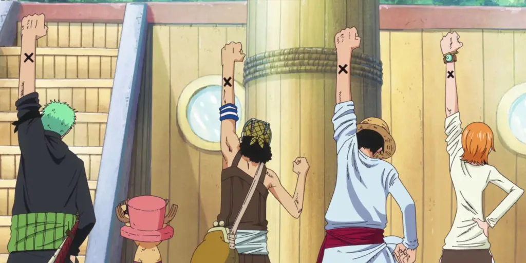 Cuplikan adegan penting di arc Alabasta One Piece