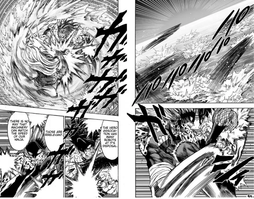 Panel-panel menarik dari One Punch Man chapter 89