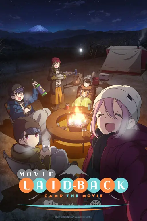 Adegan berkemah di Yuru Camp