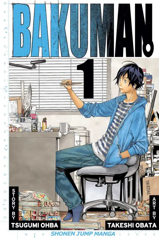 Gambar adegan emosional dari Bakuman season 2 yang menunjukkan perjuangan karakter