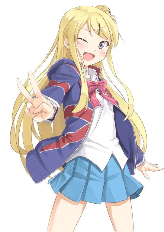 Gambar diam dari anime Kiniro Mosaic