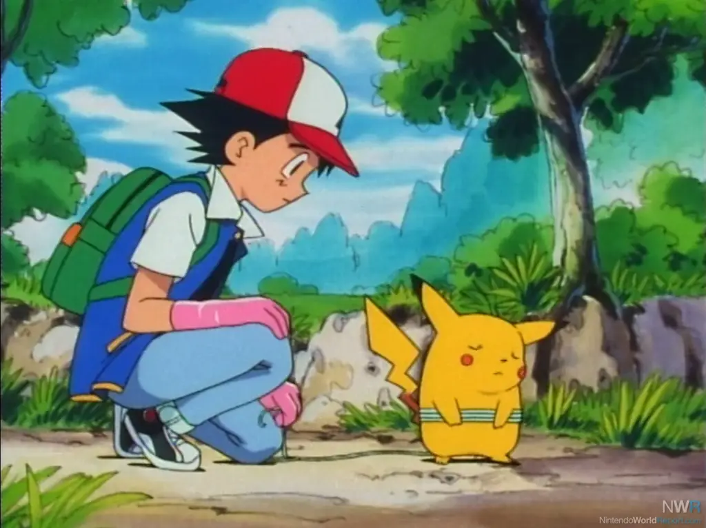 Gambar adegan dari episode pertama Pokemon