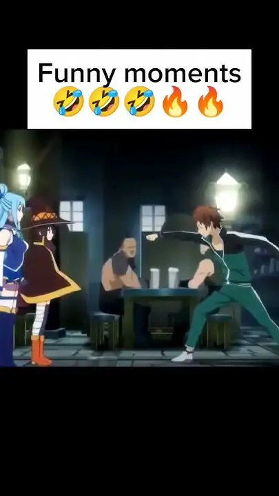 Gambar momen-momen lucu dalam Konosuba