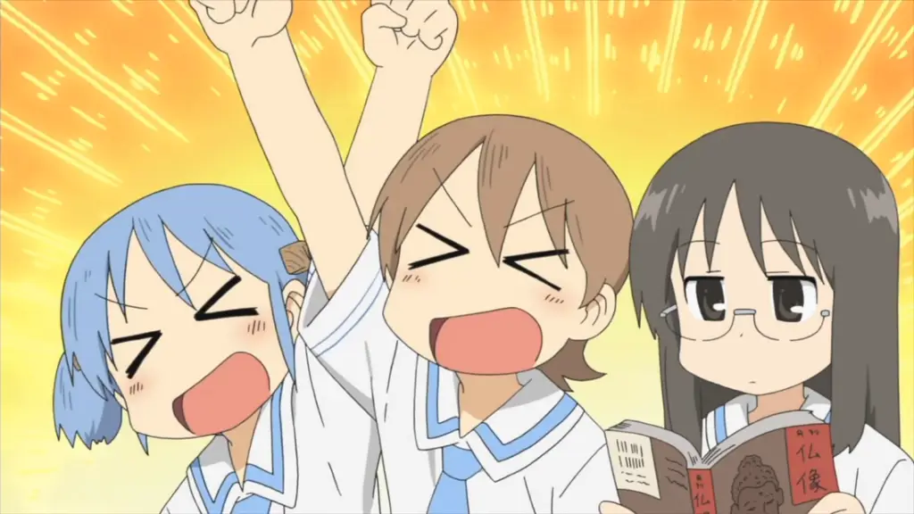 Gambar momen-momen lucu dari Nichijou