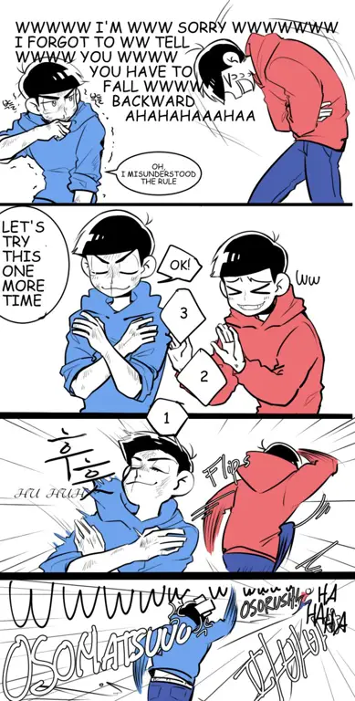 Gambar momen lucu dari Osomatsu-san