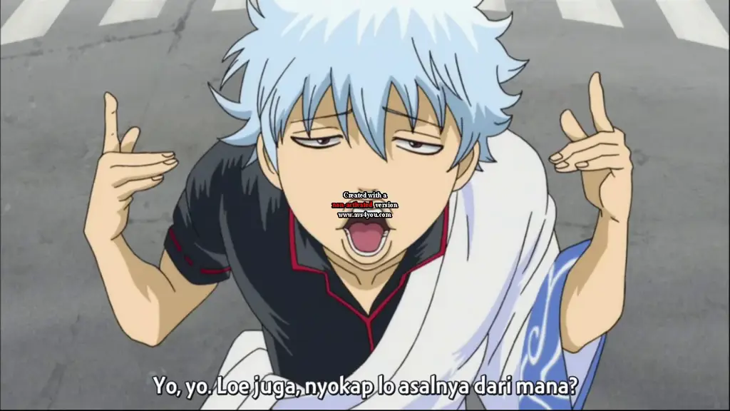 Gambar momen-momen lucu dari anime Gintama