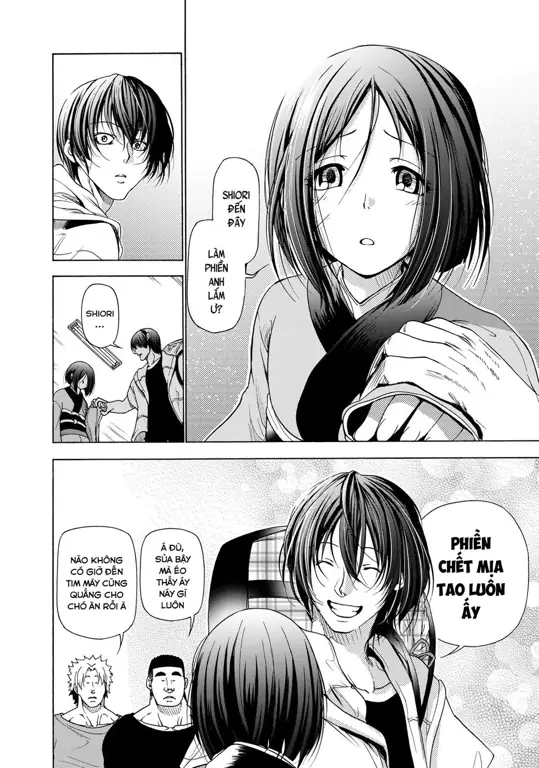 Gambar adegan lucu dari komik Grand Blue