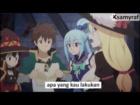 Adegan lucu dari anime Konosuba