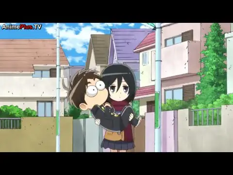 Adegan lucu dari Shingeki no Kyojin Chuugakkou