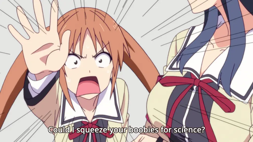 Gambar momen-momen lucu dalam Anime Aho Girl