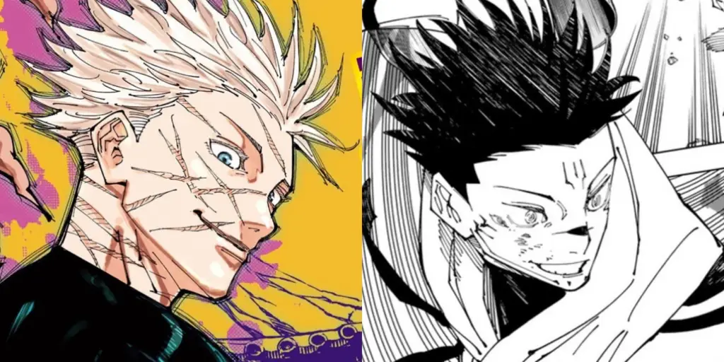 Panel-panel penting dari chapter 231 Jujutsu Kaisen