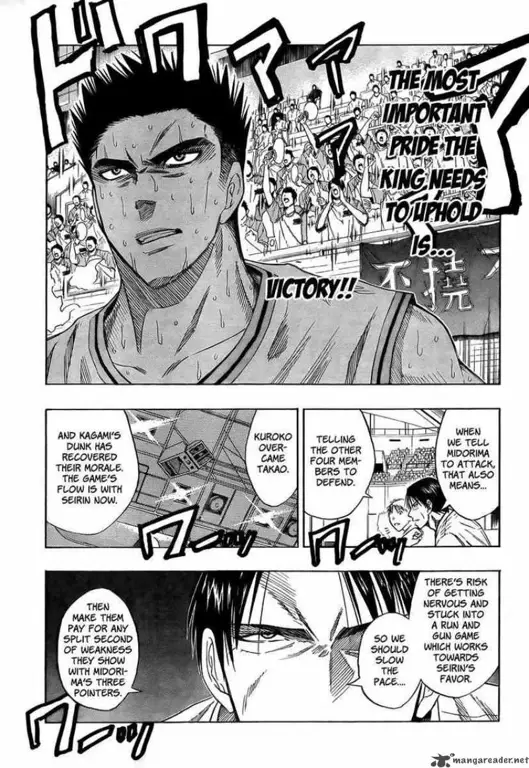 Cuplikan adegan penting dari Kuroko no Basket Chapter 270