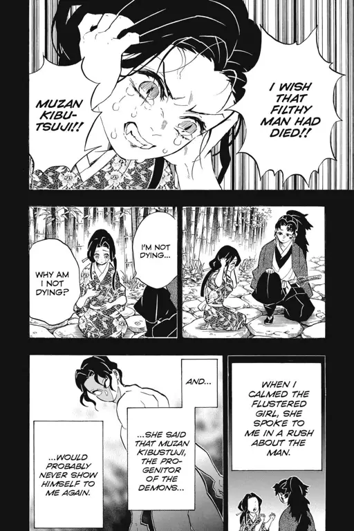 Cuplikan adegan penting dari Kimetsu no Yaiba bab 187