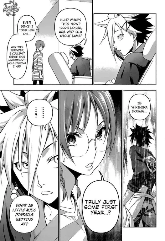 Gambar cuplikan adegan penting dari Shokugeki no Soma chapter 263