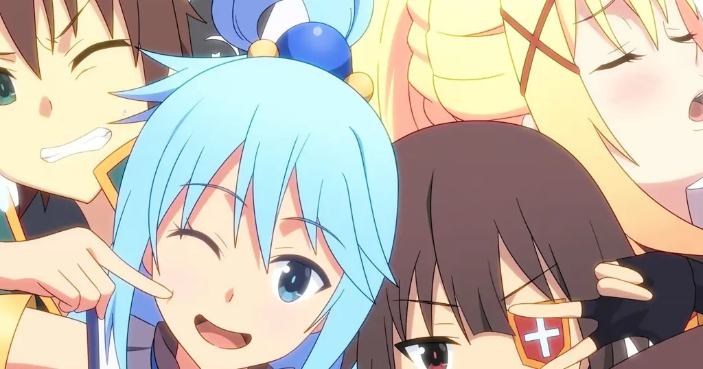 Adegan anime Konosuba yang lucu dan menghibur