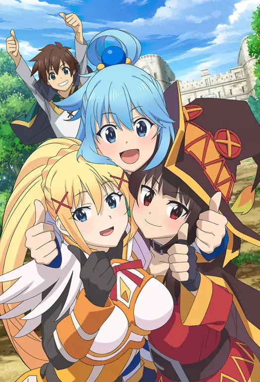 Adegan menarik dari anime Konosuba Season 3