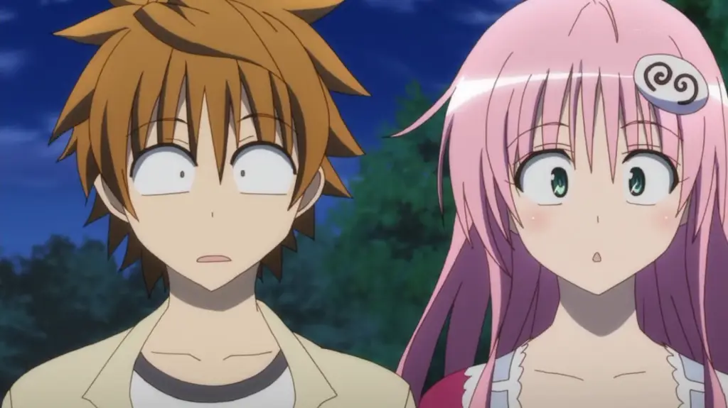 Gambar momen lucu dari anime To Love-Ru