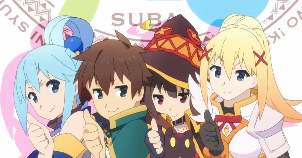 Momen-momen lucu dari Konosuba Season 2 Screenshot adegan dari Konosuba Season 2