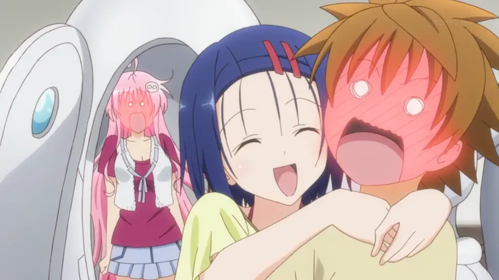 Gambar momen-momen lucu dalam manga To Love-Ru