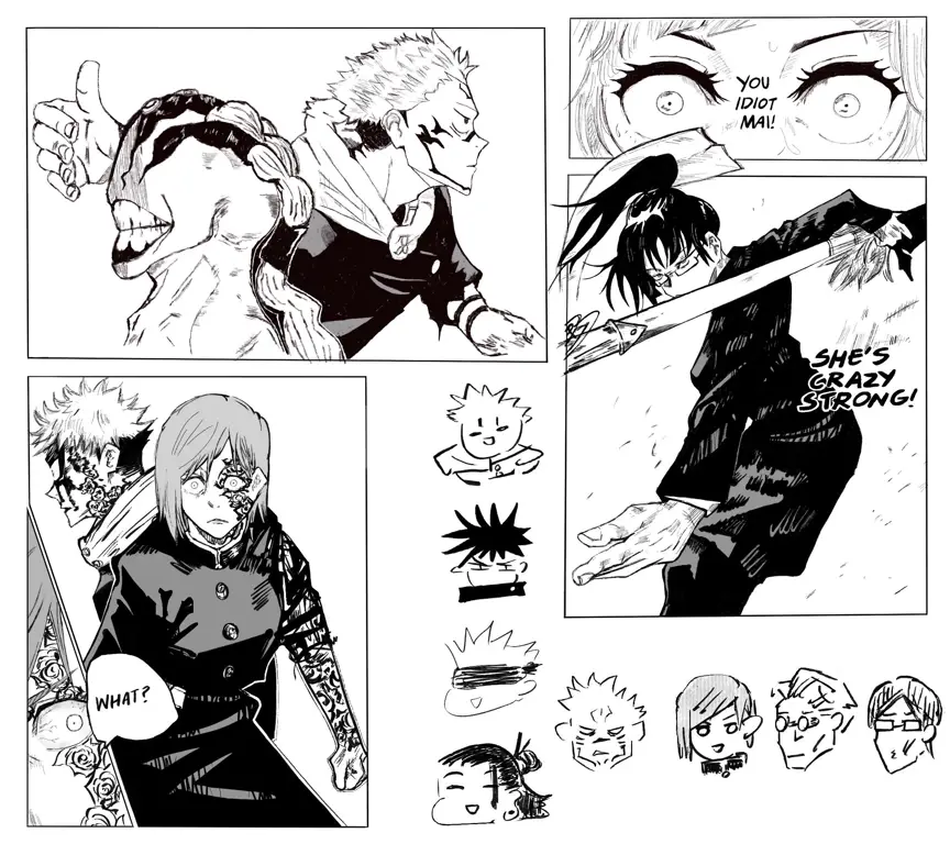 Panel-panel manga Karakai Jouzu yang lucu dan menggemaskan