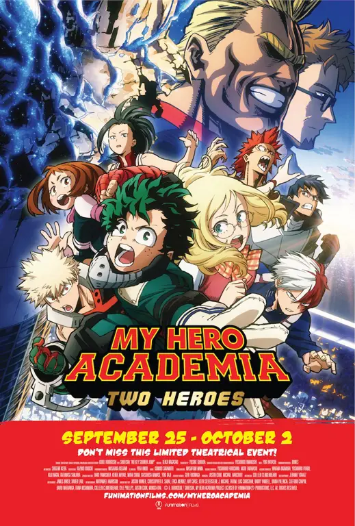 Adegan menarik dari film My Hero Academia