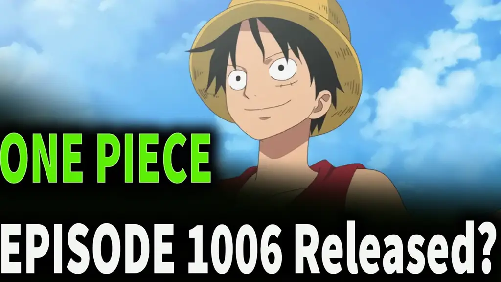 Cuplikan adegan penting dari One Piece Episode 1006