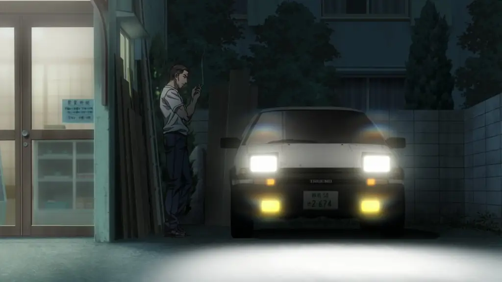 Adegan-adegan seru dari anime Initial D