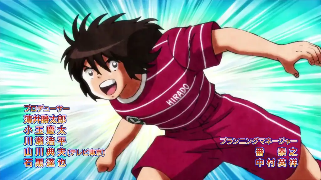 Cuplikan adegan seru dari Captain Tsubasa Season 2 Junior Youth Hen Episode 14