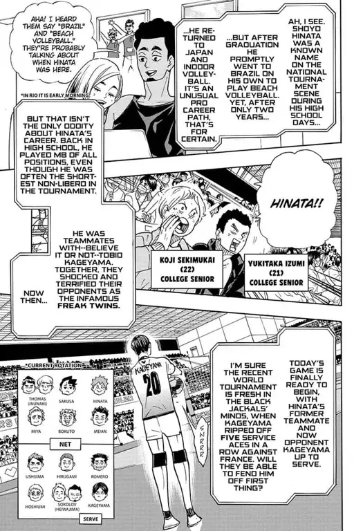 Cuplikan adegan seru dari Haikyuu!! Chapter 380