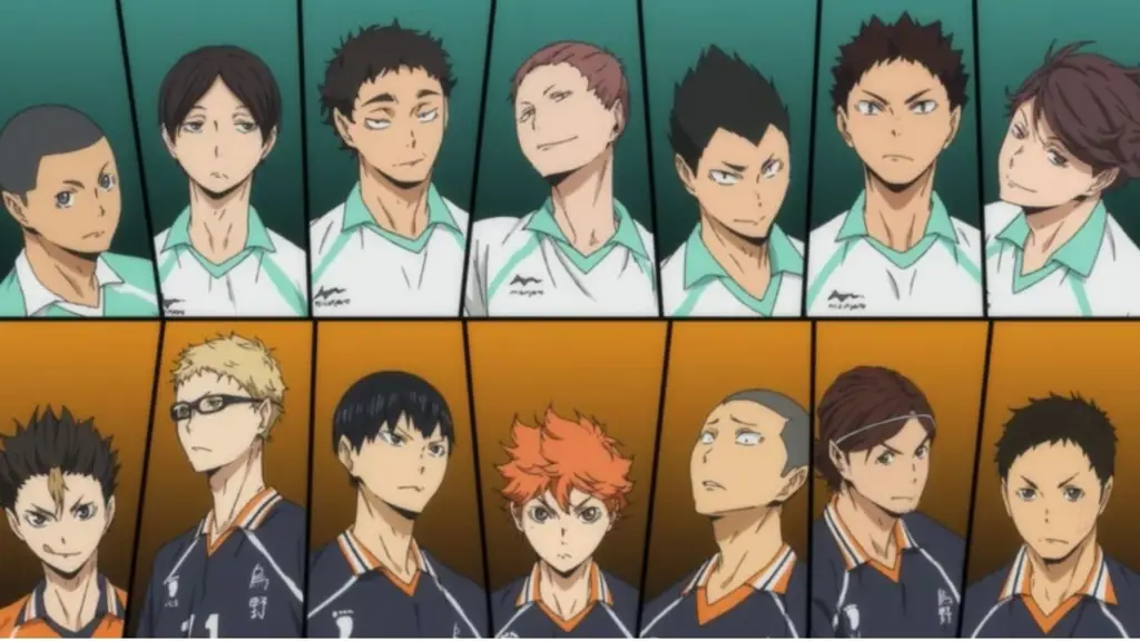 Pertandingan voli seru dalam anime Haikyuu!!