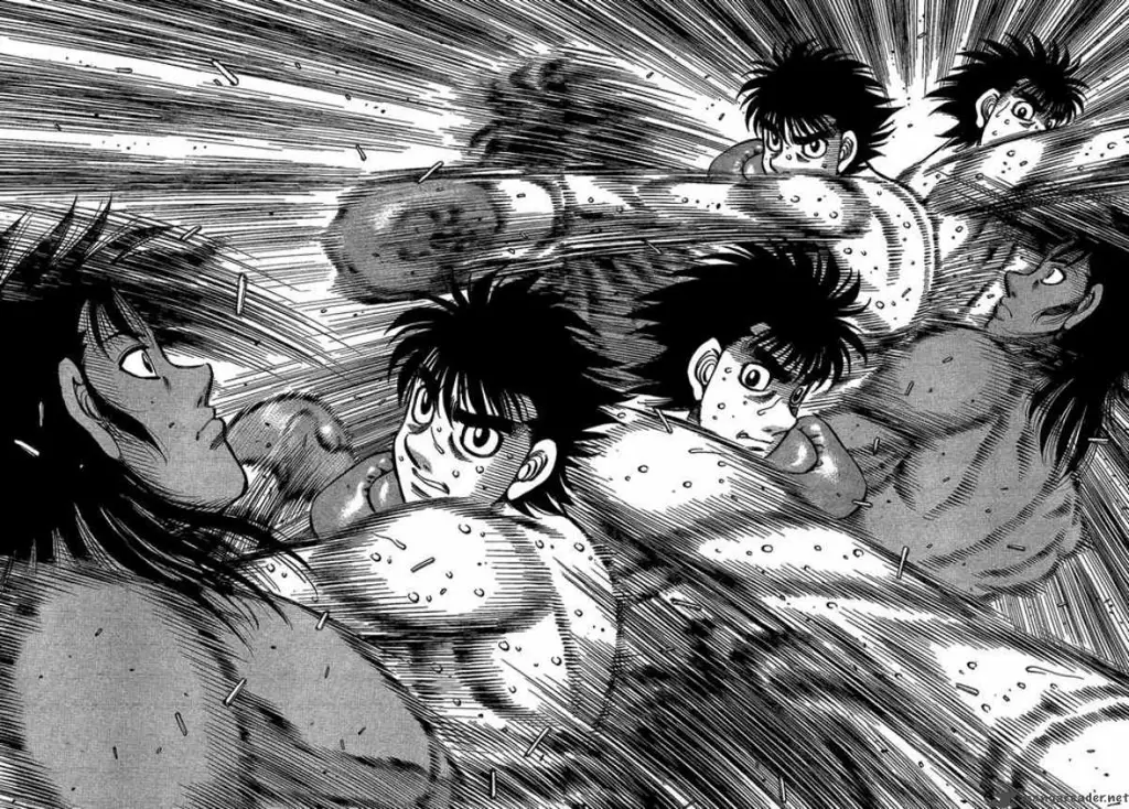 Adegan ikonik dari Hajime no Ippo