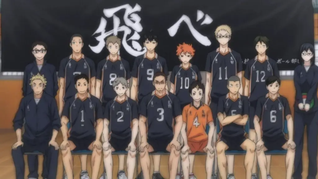 Pertandingan voli seru dalam anime Haikyuu!!