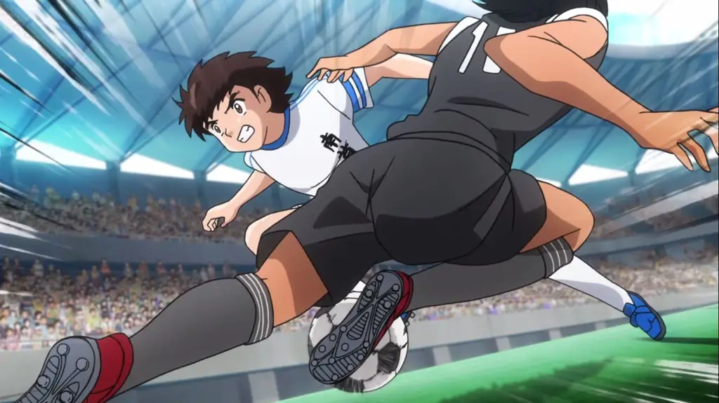 Cuplikan pertandingan seru dari Captain Tsubasa 2018 season 2