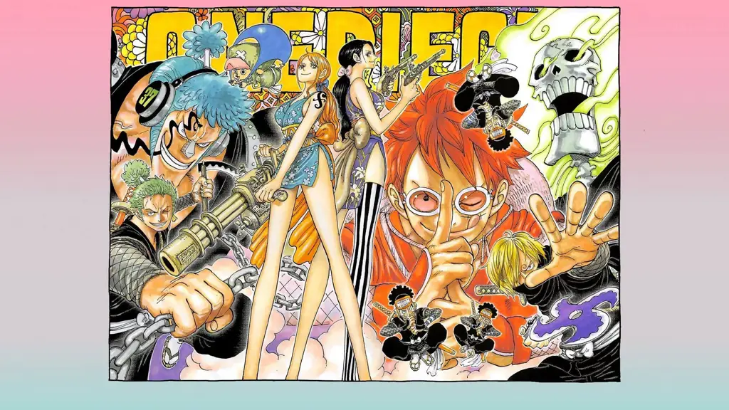 Cuplikan adegan penting dari One Piece chapter 1035