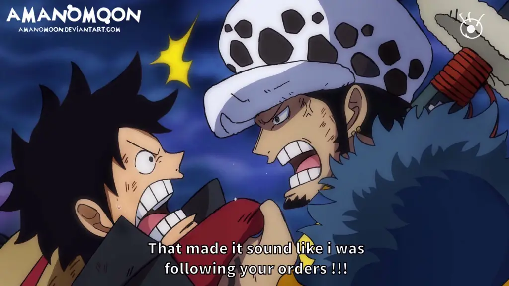 Screenshot adegan seru dari One Piece episode 1002