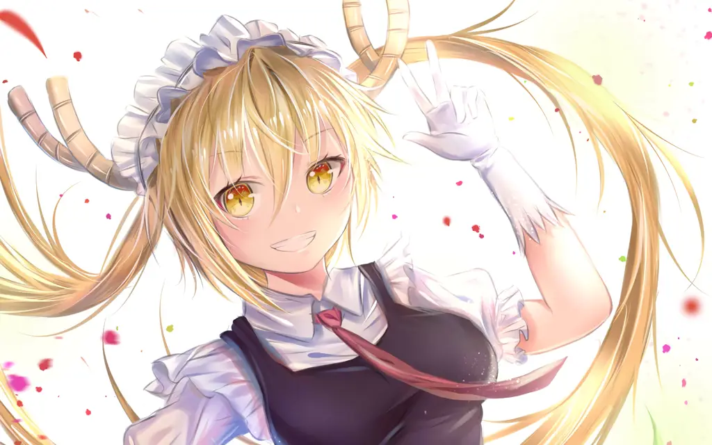 Adegan menarik dari anime Miss Kobayashi's Dragon Maid