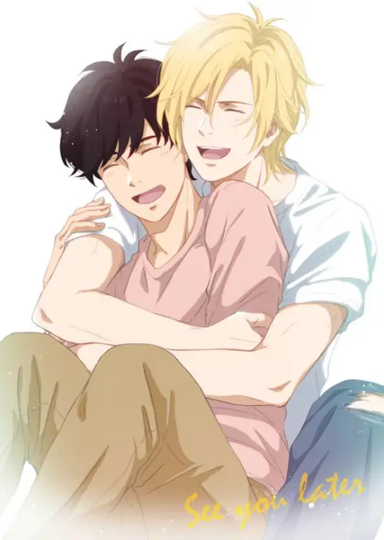 Ash Lynx dan Eiji Okumura dari Banana Fish