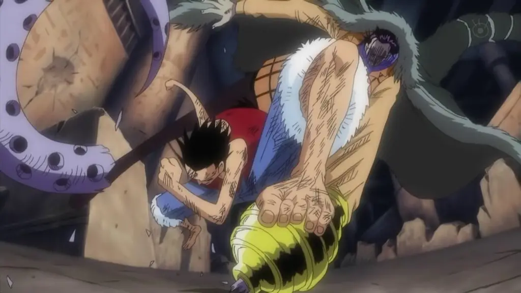 Cuplikan adegan penting dari Arc Alabasta dalam One Piece.