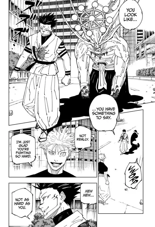 Momen-momen Penting Chapter 99 Gambar momen penting di Jujutsu Kaisen Chapter 99