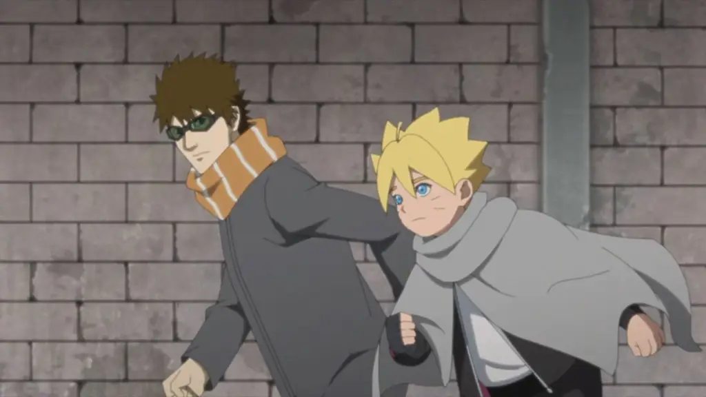 Gambar adegan penting dari Boruto episode 186