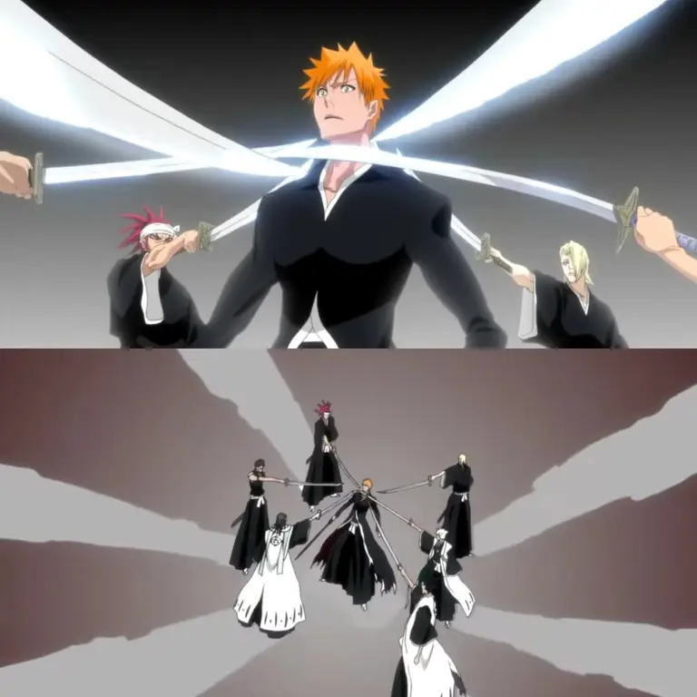 Adegan kunci dari Bleach episode 164