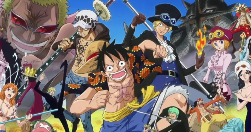 Cuplikan adegan penting dari arc Dressrosa One Piece