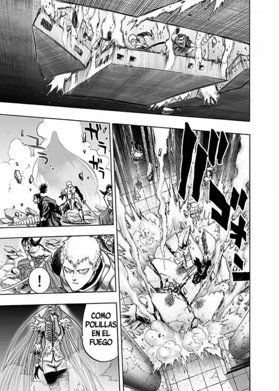 Gambar momen kunci dari One Punch Man chapter 147