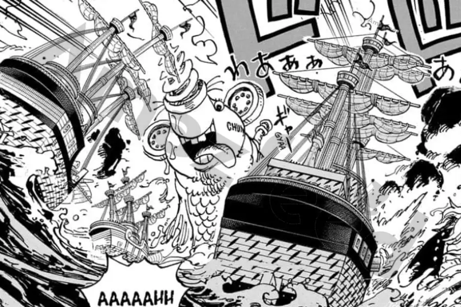 Gambar momen penting One Piece chapter 1094