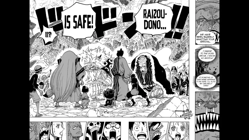 Momen-momen penting One Piece chapter 816