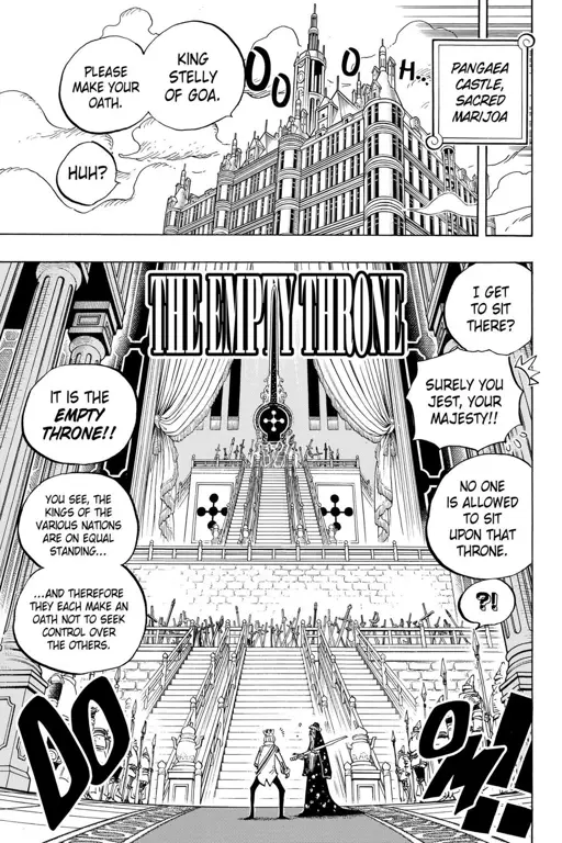 Gambar penting dari One Piece chapter 908